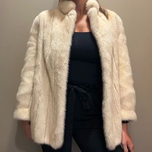 Vintage Real Fur Women’s Designer Jacket from the 60s Excellent Condition Size S